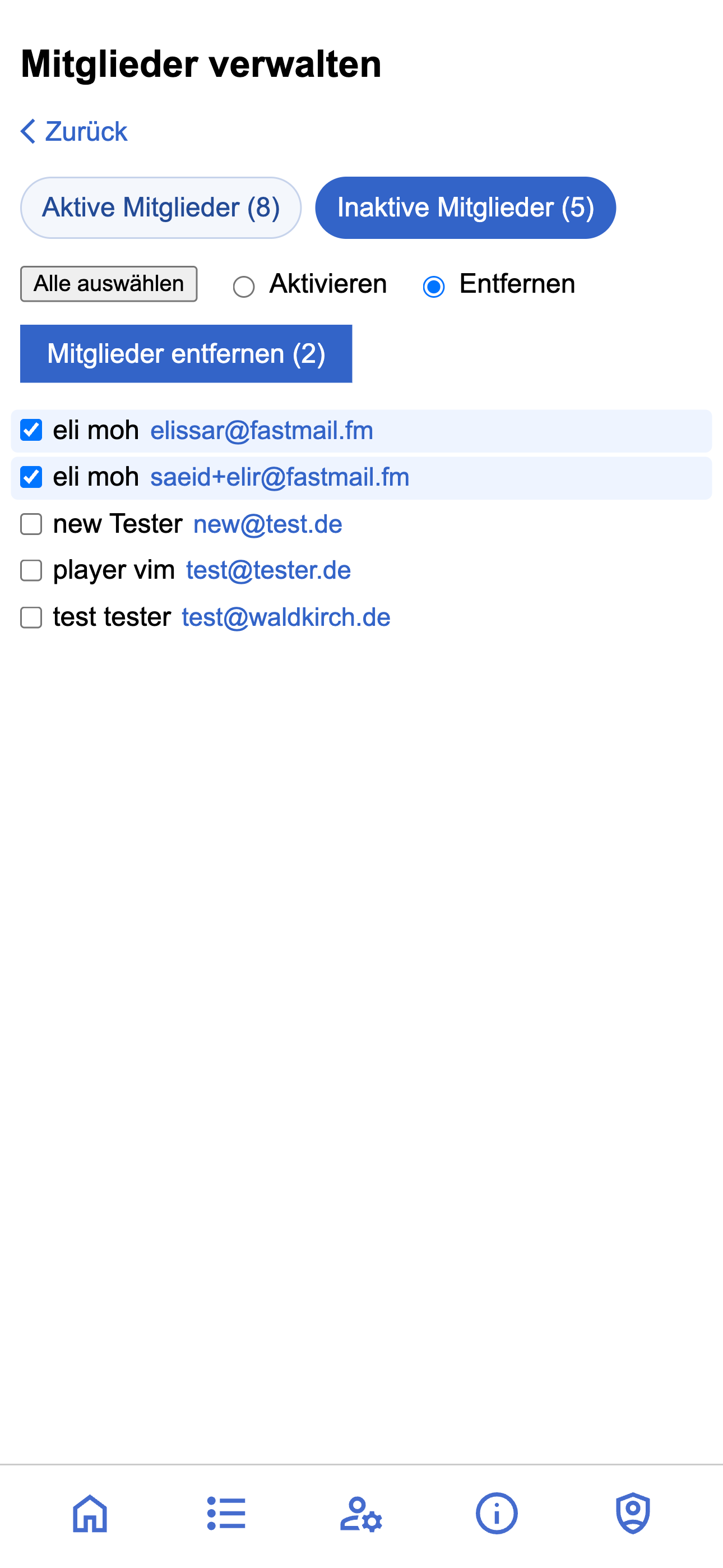 Abzumplatz admin