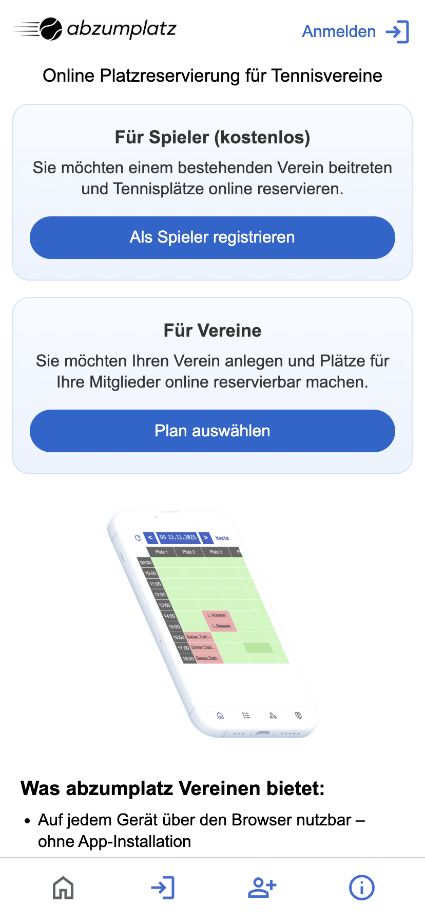 Abzumplatz home
