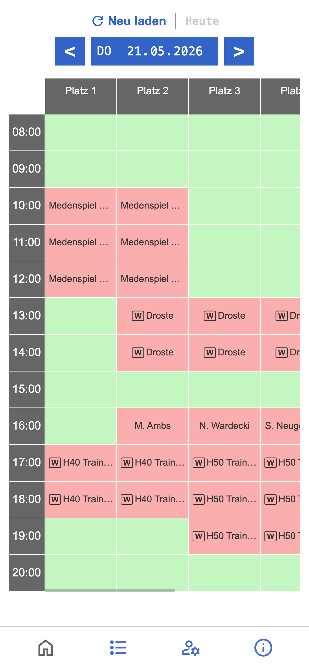Abzumplatz reservations